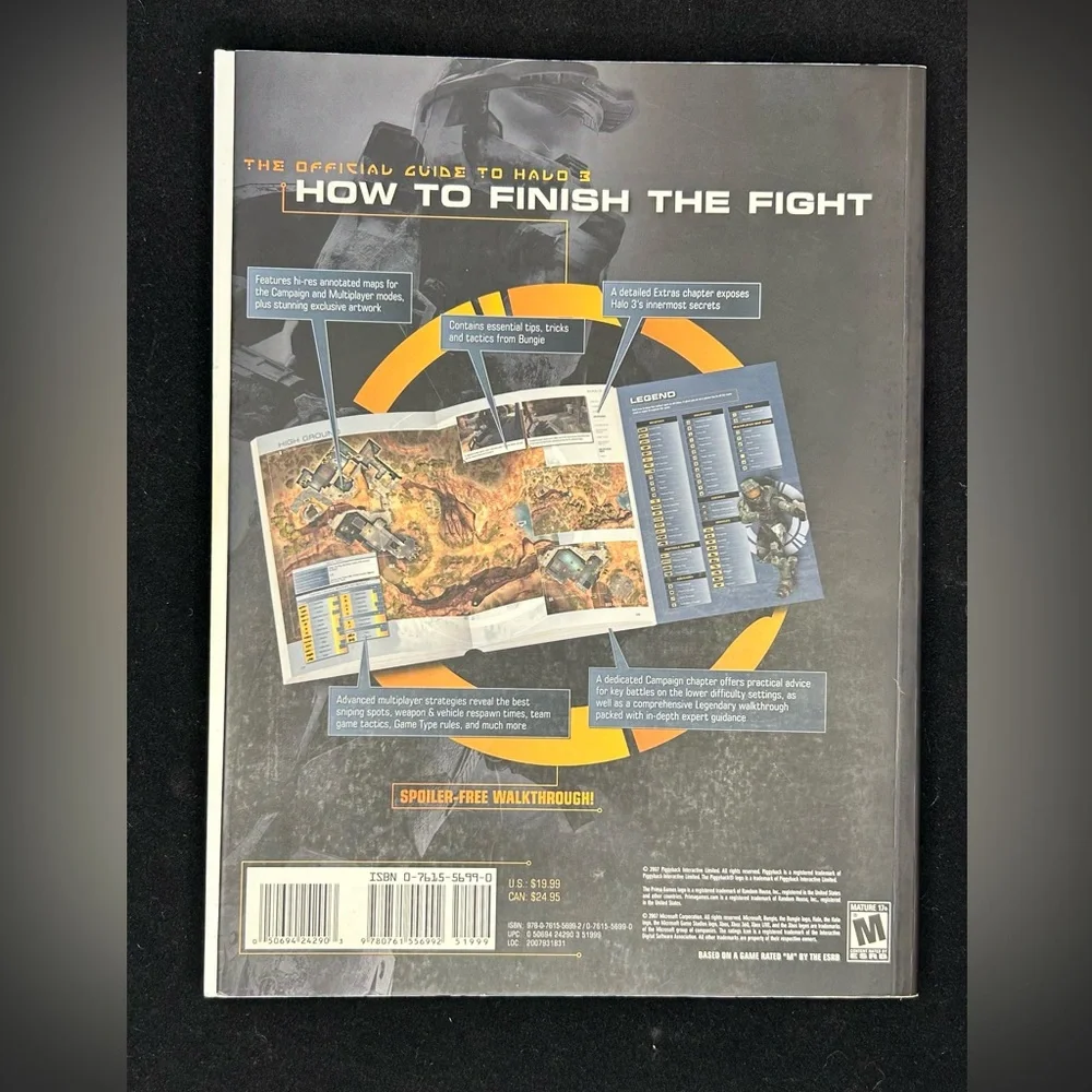 Halo 3 Strategy Guide Prima Official XBOX 360 Microsoft
